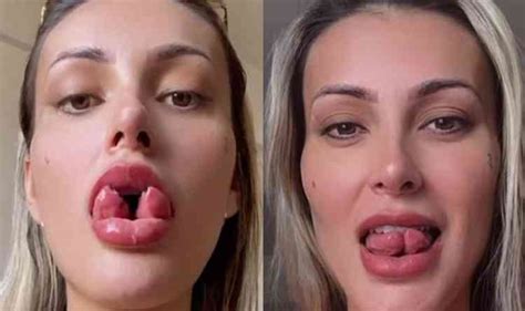 Após língua dupla, Andressa Urach revela que .